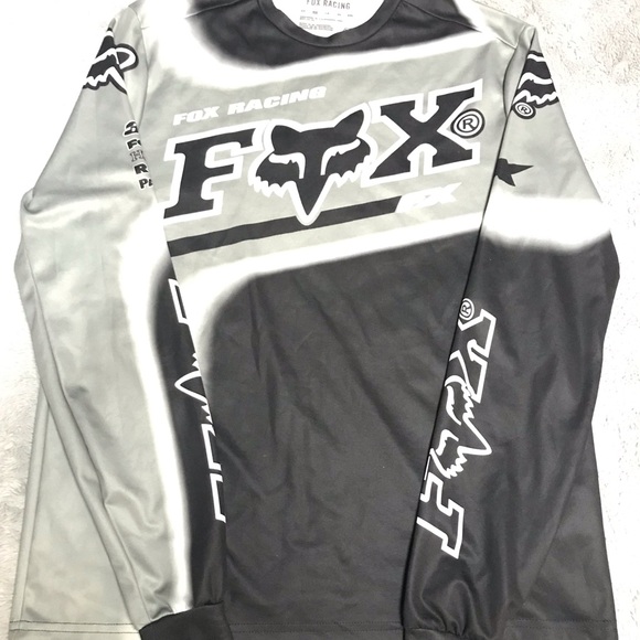 Fox Other - Fox Racing Men’s Long Sleeve Logo Tee - Black & Gray